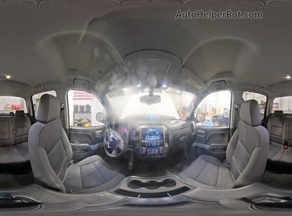 3GCUKREC4JG292431 2018 CHEVROLET SILVERADO Белый Панорамный вид салона 360°