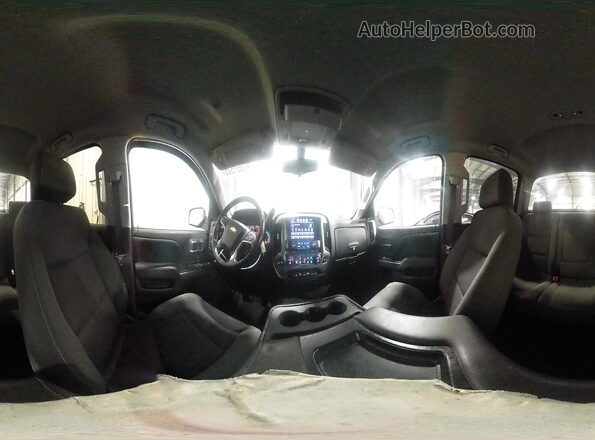 3GCUKREC9JG643592 2018 CHEVROLET SILVERADO Серебряный Панорамный вид салона 360°