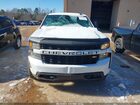 2021 Chevrolet Silverado 1500 4wd  Short Bed Custom White vin: 3GCUYBEF3MG347438