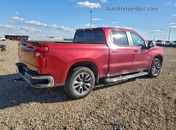 3GCUYDED6KG106433 2019 CHEVROLET SILVERADO Темно-бордовый Задняя правая четверть