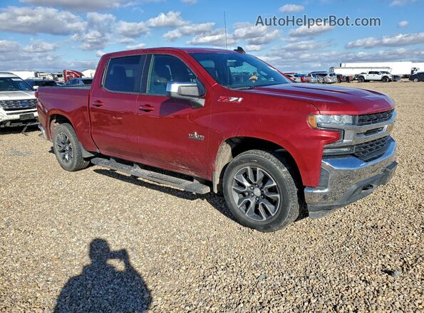 3GCUYDED6KG106433 2019 CHEVROLET SILVERADO Темно-бордовый Передняя правая четверть