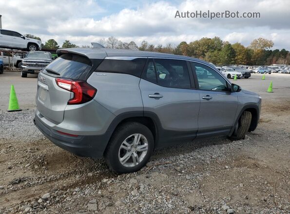 3GKALMEG6PL243869 2023 GMC TERRAIN Серебряный Задняя правая четверть