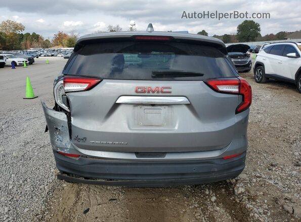 3GKALMEG6PL243869 2023 GMC TERRAIN Серебряный Вид сзади