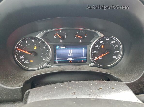 3GKALMEG6PL243869 2023 GMC TERRAIN Серебряный Вид щитка приборов