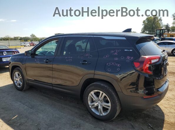 3GKALMEV0NL142869 2022 GMC TERRAIN Черный Задняя левая четверть