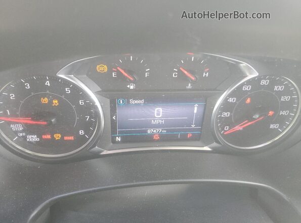 3GKALMEV0NL281111 2022 GMC TERRAIN Синий Вид щитка приборов