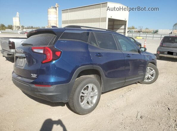 3GKALMEV0NL281111 2022 GMC TERRAIN Синий Задняя правая четверть