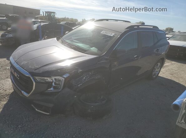 3GKALMEV0NL281111 2022 GMC TERRAIN Синий Передняя левая четверть