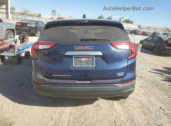 3GKALMEV0NL281111 2022 GMC TERRAIN Синий Вид сзади