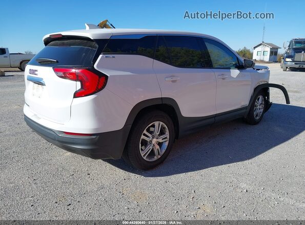 3GKALMEV1JL407020 2018 GMC TERRAIN Белый Задняя правая четверть