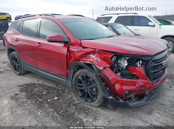 3GKALPEV4NL234441 2022 GMC TERRAIN Красный Передняя правая четверть