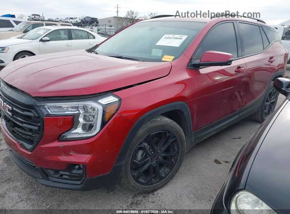 3GKALPEV4NL234441 2022 GMC TERRAIN Красный Передняя левая четверть