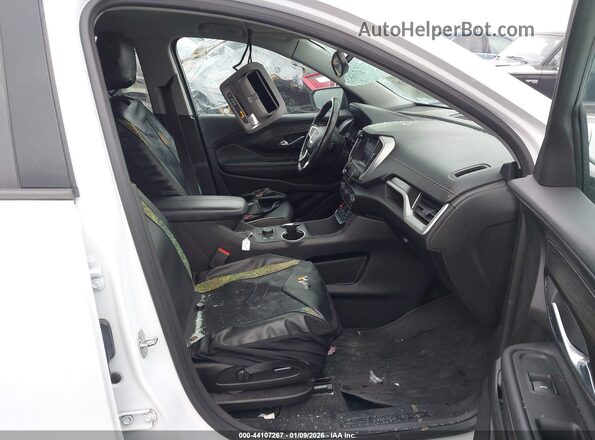 3GKALPEVXKL134646 2019 GMC TERRAIN White Vista interior delantera