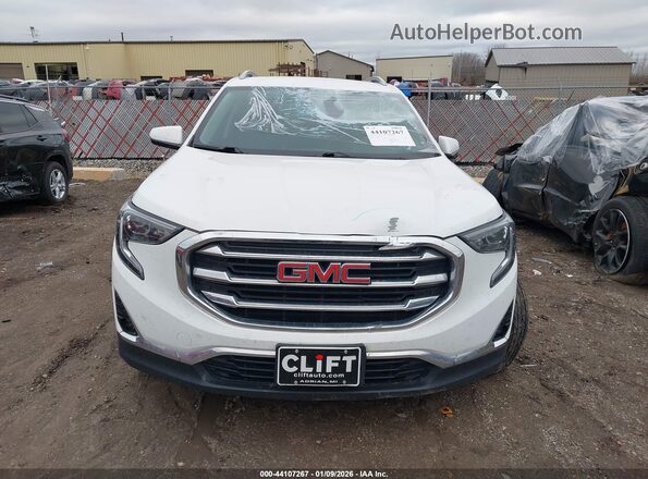3GKALPEVXKL134646 2019 GMC TERRAIN White Vista del cuadro de instrumentos