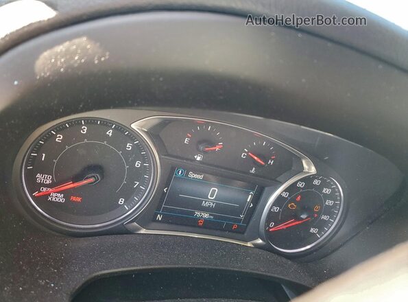 3GKALPEX6JL201596 2018 GMC TERRAIN Угольный Вид щитка приборов