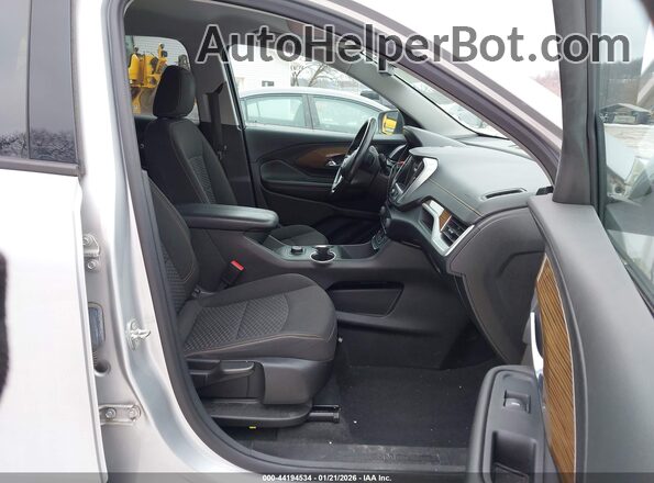 3GKALTEVXJL387733 2018 GMC TERRAIN Серебряный Вид салона спереди