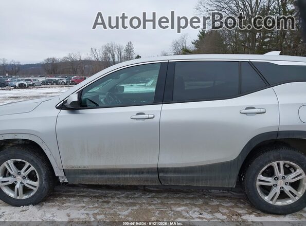 3GKALTEVXJL387733 2018 GMC TERRAIN Серебряный 
