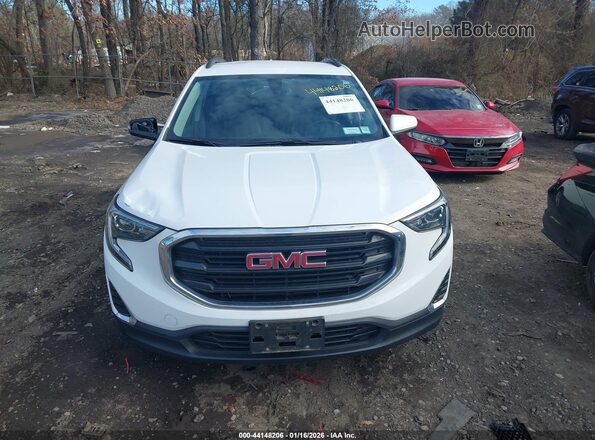 3GKALTEX8JL322588 2018 GMC TERRAIN Белый Вид щитка приборов