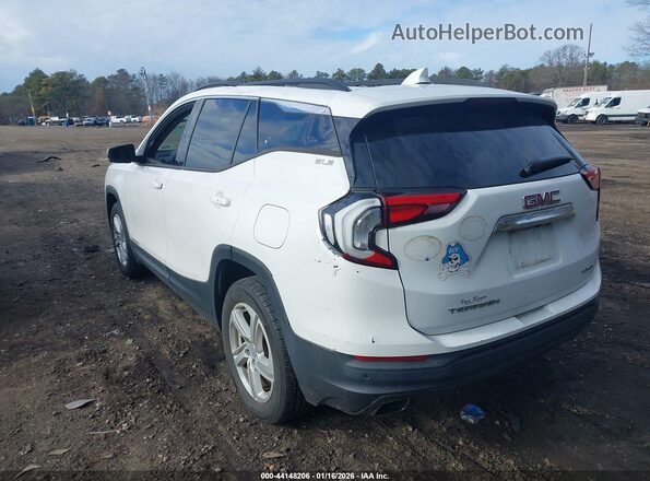 3GKALTEX8JL322588 2018 GMC TERRAIN Белый Задняя левая четверть