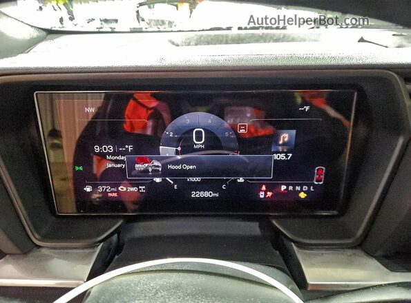 3GKALUEG4SL266544 2025 GMC TERRAIN Черный Вид щитка приборов
