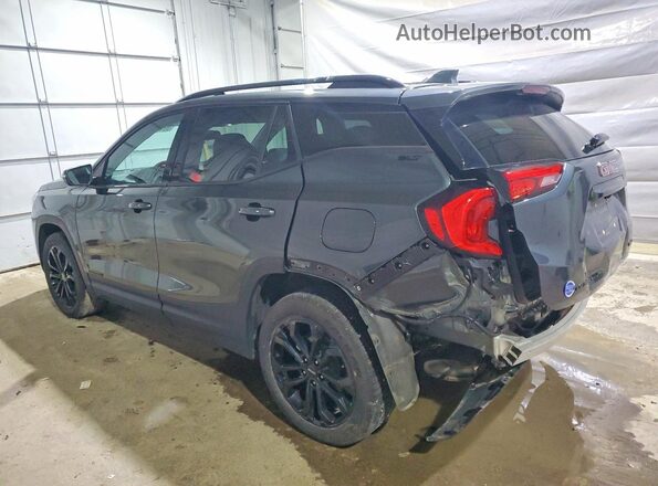 3GKALVEV6ML351327 2021 GMC TERRAIN Gray Trasero izquierdo