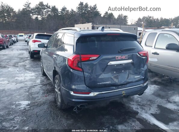 3GKALXEX6JL187165 2018 GMC TERRAIN Black Trasero izquierdo