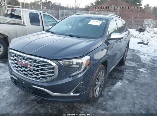 3GKALXEX6JL187165 2018 GMC TERRAIN Black Vista tres cuartos delantera izquierda