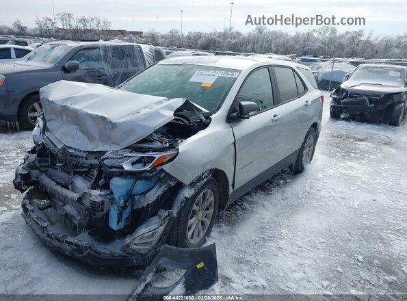 3GNAXHEV1LS704361 2020 CHEVROLET EQUINOX Silver Передня ліва чверть