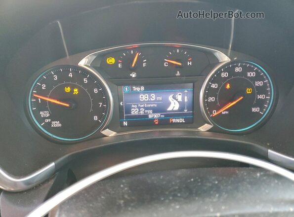 3GNAXUEV3LS647248 2020 CHEVROLET EQUINOX Red Widok zestawu wskaźników