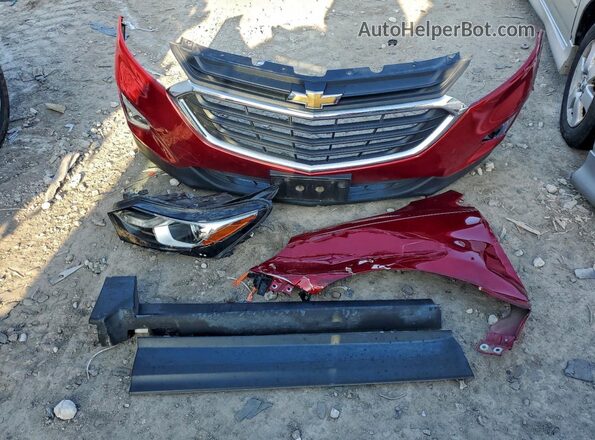 3GNAXUEV3LS647248 2020 CHEVROLET EQUINOX Red Widok komory silnika