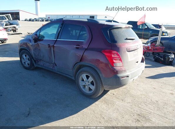 3GNCJLSB0GL266259 2016 CHEVROLET TRAX Красный Задняя левая четверть