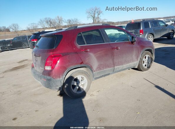 3GNCJLSB0GL266259 2016 CHEVROLET TRAX Красный Задняя правая четверть