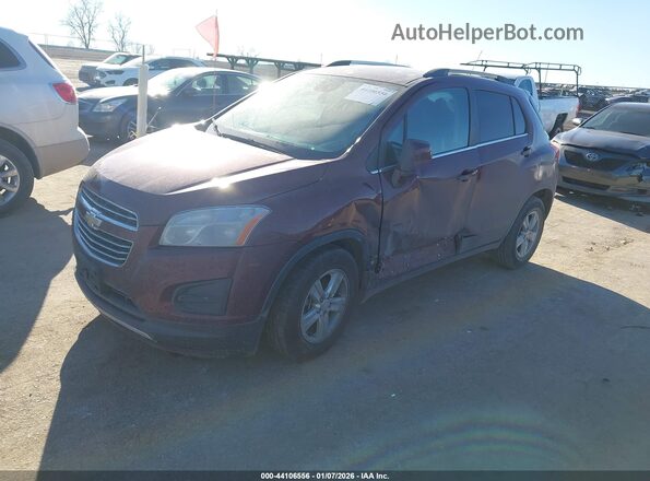 3GNCJLSB0GL266259 2016 CHEVROLET TRAX Красный Передняя левая четверть