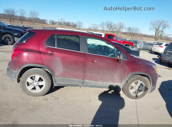 3GNCJLSB0GL266259 2016 CHEVROLET TRAX Красный Панорамный вид салона 360°