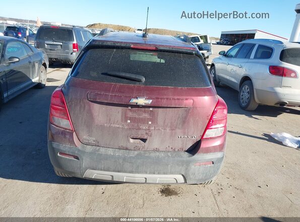 3GNCJLSB0GL266259 2016 CHEVROLET TRAX Красный 