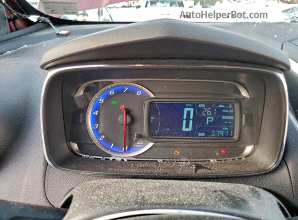 3GNCJLSB2GL119182 2016 CHEVROLET TRAX Red ხელსაწყოთა პანელის ხედი