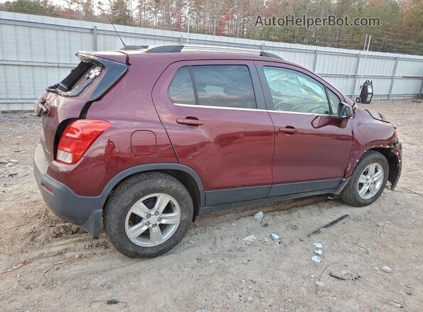 3GNCJLSB2GL119182 2016 CHEVROLET TRAX Red უკანა მარჯვენა