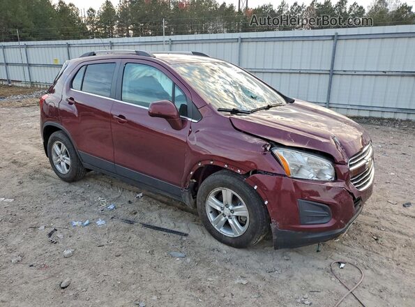 3GNCJLSB2GL119182 2016 CHEVROLET TRAX Red წინა მარჯვენა