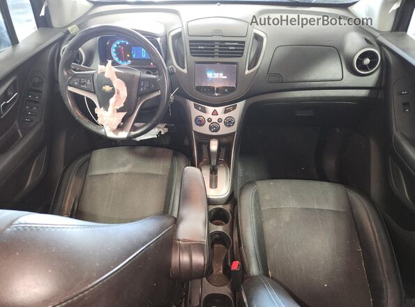 3GNCJLSB3GL230730 2016 CHEVROLET TRAX Gray Вид панелі приладів