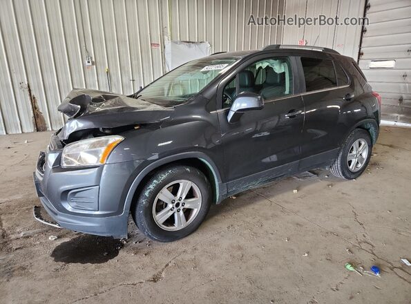3GNCJLSB3GL230730 2016 CHEVROLET TRAX Gray Передня ліва чверть