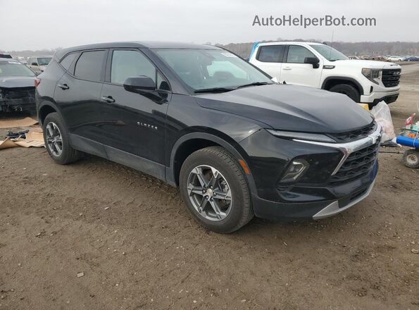 3GNKBCR42PS142984 2023 CHEVROLET BLAZER Черный Передняя правая четверть