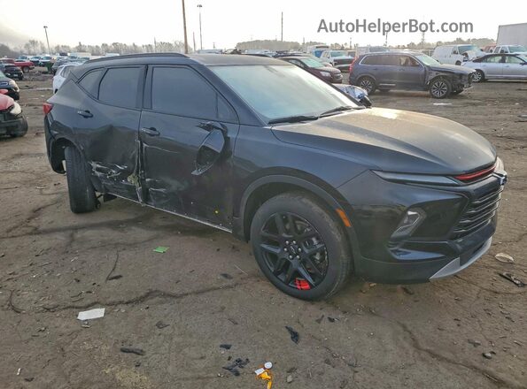 3GNKBCR43PS185164 2023 CHEVROLET BLAZER Черный Передняя правая четверть