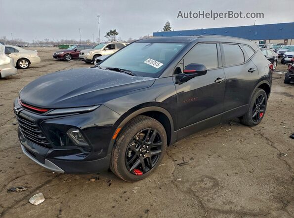 3GNKBCR43PS185164 2023 CHEVROLET BLAZER Черный Передняя левая четверть