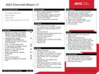 2023 Chevrolet Blazer 2lt Черный vin: 3GNKBCR46PS232221