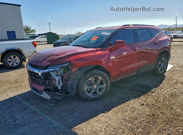 3GNKBCR49PS131772 2023 CHEVROLET BLAZER Красный Передняя левая четверть