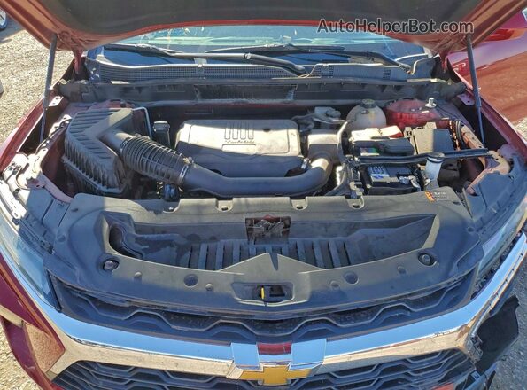 3GNKBCR49PS131772 2023 CHEVROLET BLAZER Красный Вид подкапотного пространства