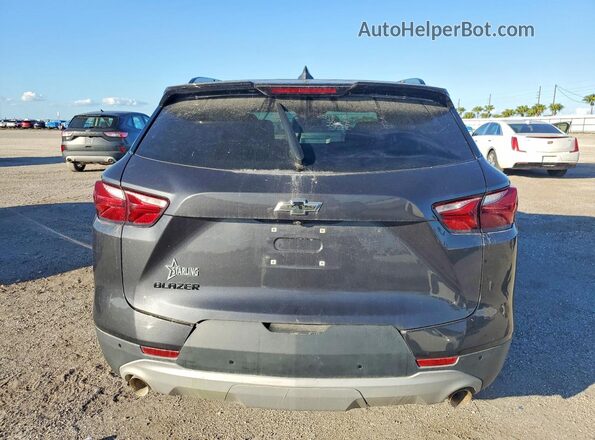 3GNKBCRS1MS529486 2021 CHEVROLET BLAZER Charcoal Vista trasera
