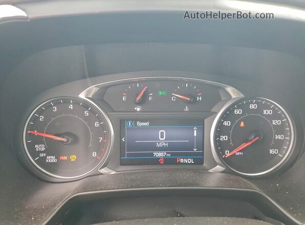 3GNKBCRS4MS552762 2021 CHEVROLET BLAZER Серебряный Вид щитка приборов