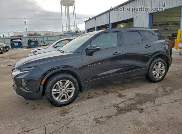 3GNKBCRS8MS519179 2021 CHEVROLET BLAZER Черный Передняя левая четверть