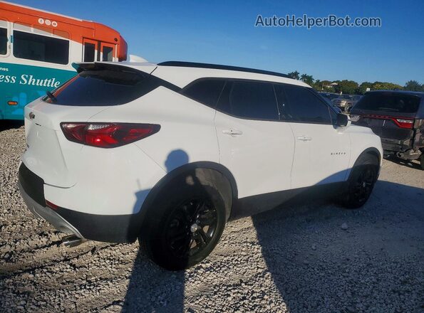 3GNKBDRS3MS510251 2021 CHEVROLET BLAZER Белый Передняя правая четверть